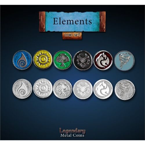 Elements Legendary Metal Coins